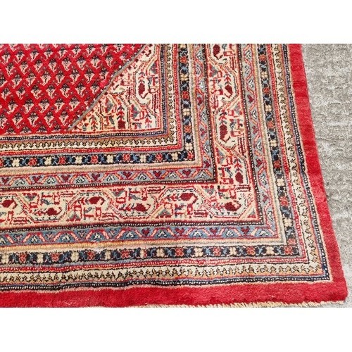 920 - Super Star Lot : A Very large magnificent hand made floor rug. Featuring ornate detailing and square... 