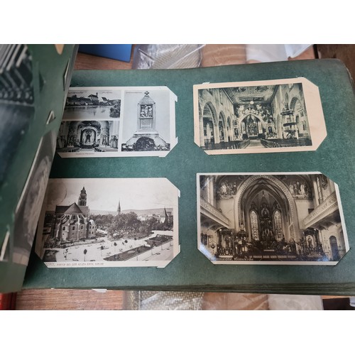 1000 - A very large magnificent early 20th century post card album filled with stunning European scenes. pr... 