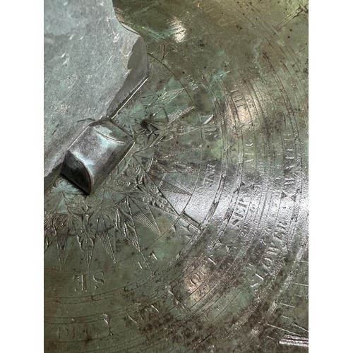 921 - Super Star Lot: A Mid 18th century sundial By John Alment Dublin, active 1740-1787  Opticial and ins... 