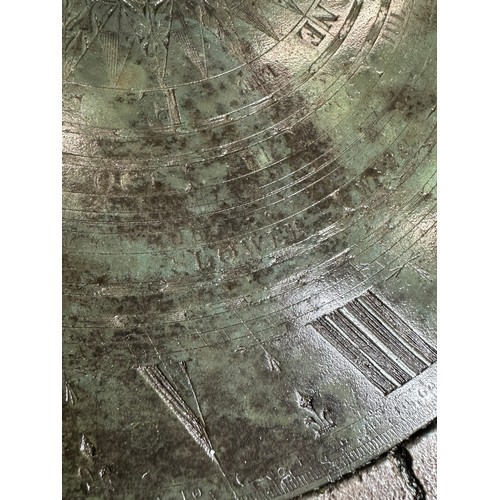 921 - Super Star Lot: A Mid 18th century sundial By John Alment Dublin, active 1740-1787  Opticial and ins... 