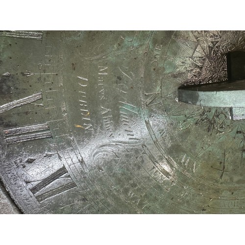 921 - Super Star Lot: A Mid 18th century sundial By John Alment Dublin, active 1740-1787  Opticial and ins... 