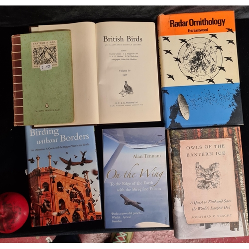 495 - Six books all on the theme of nature and specifically birds. Including '' Birding without Borders'' ... 