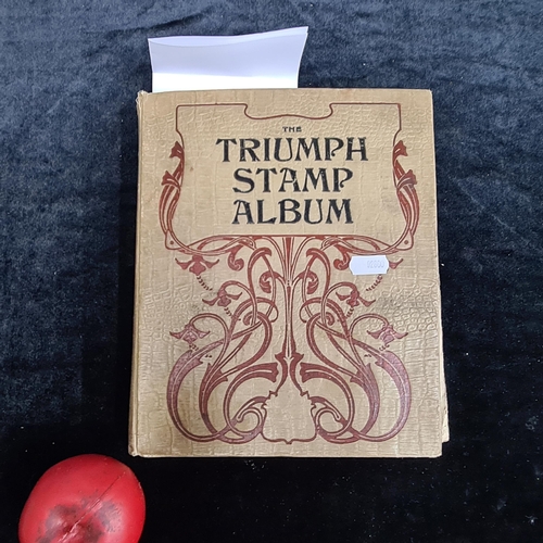 209 - A fantastic Fourth Edition of the Triumph Stamp Album for British and Foreign stamps. Printed in Eng... 