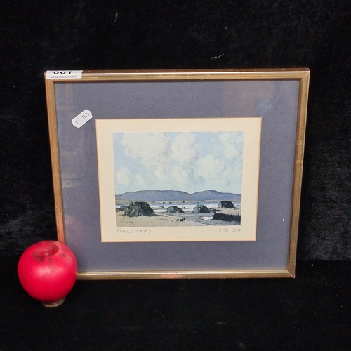 61 - A wonderful hand signed limited edition 251 / 300 print of a 'Paul Henry' oil painting. Features a t... 