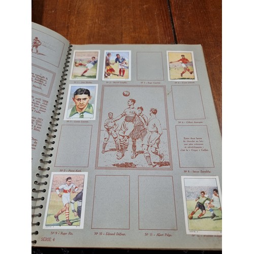 154 - Four captivating French vintage sports / exploration  albums ranging from mid 1930's to 1940. A love... 