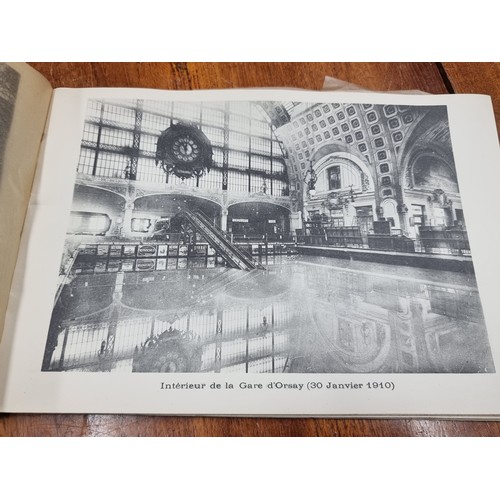 173 - A fantastic photo album, dated 1910 depicting imagery of Parisian landmarks, including photos of La ... 