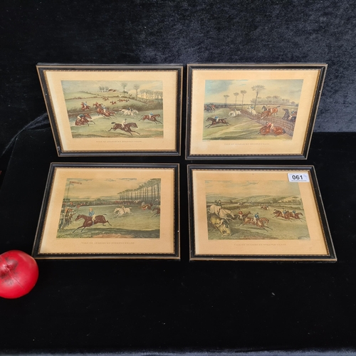 61 - A handsome set of four vintage prints of G&C engravings from original paintings by F. C. Turner. All... 