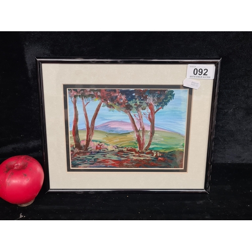 92 - A sweet original Irish School oil on board painting titled 'Glencree, Co. Wicklow'. Features the tit... 