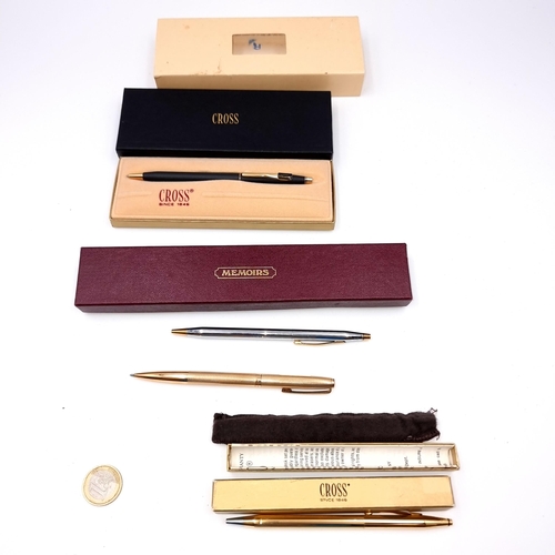 979 - A selection of top brand pens inc Cross.