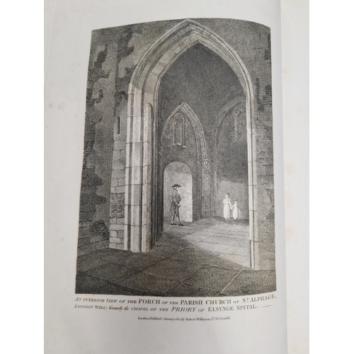 179 - Star Lot : Engraved Plates: '' Londinia Illustrata'' Vol I & II Graphic and Historic Memorials, foli... 