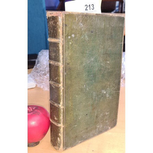 An antique book title ' Fables by John Gay '. Printed by Darton and Harvey of London in 1793. Featuring gold edged pages and leatherbound (231 years old)