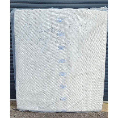 1010 - Star Lot : As new Emma Mattress 6ft wide by 6'6 long mattress. If purchased we need to get them in s... 