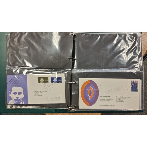 983 - A good album of Irish First Day Covers, Complete set from 1970 / 71/ 72. Includes Irish definitives,... 