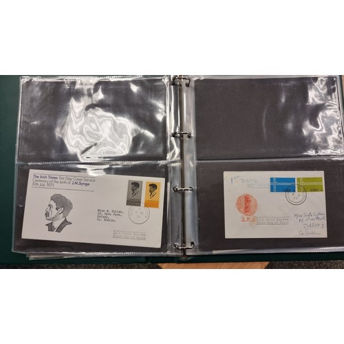 983 - A good album of Irish First Day Covers, Complete set from 1970 / 71/ 72. Includes Irish definitives,... 