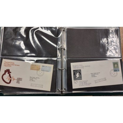 983 - A good album of Irish First Day Covers, Complete set from 1970 / 71/ 72. Includes Irish definitives,... 