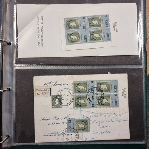 983 - A good album of Irish First Day Covers, Complete set from 1970 / 71/ 72. Includes Irish definitives,... 