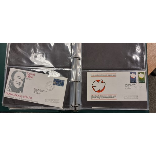 983 - A good album of Irish First Day Covers, Complete set from 1970 / 71/ 72. Includes Irish definitives,... 