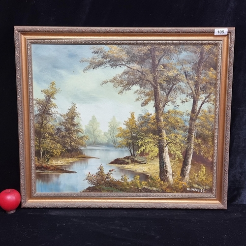 105 - Star lot: Clara Inness (American b. 1874 - d. 1932) A charming original oil on canvas painting featu... 