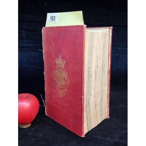 163 - An excellent antique hardback book of Thom's Official Directory of the United Kingdom of Great Brita... 