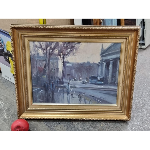 906 - Super Star Lot: Norman Teeling (Irish b. 1944) An original Norman Teeling (b.1944) Good size oil on ... 