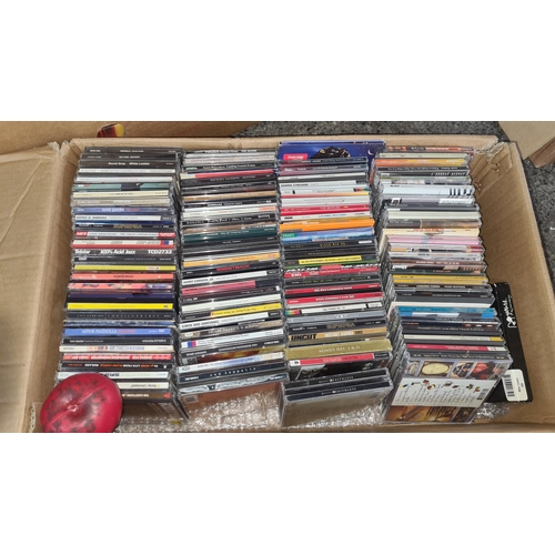 988 - A box containing a large selection of CD's covering various artists including Faithless, Alicia Keys... 