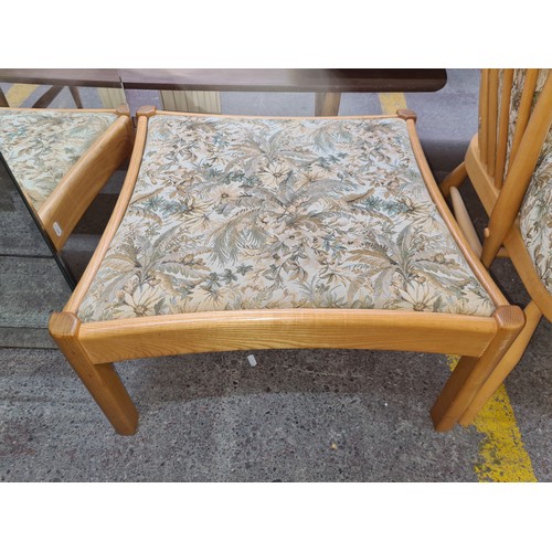 500 - Star Lot : A fabulous original Ercol mid century furniture suite. Includes two seater sofa, armchair... 