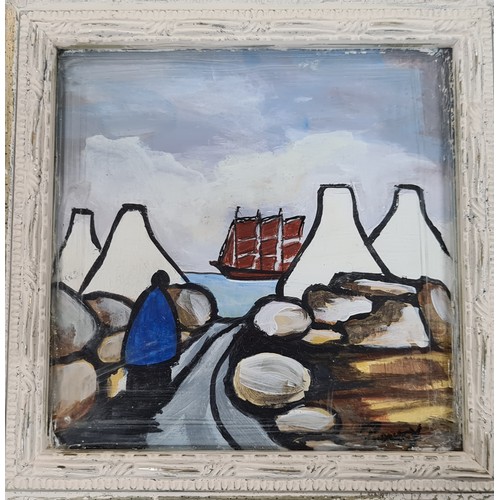 900 - Star Lot: J.P. Rooney (b.1950, Irish) A sweet J.P. Rooney (b.1950, Irish) original oil on board pain... 