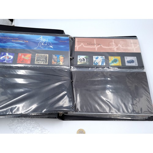 964 - A super album of royal mail millennium collection of presentation packs. 1999 - 2001. Also, Hong Kon... 