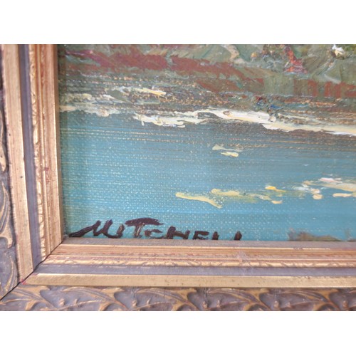 70 - Star Lot: Two original large serene oil on canvas painting. Features picturesque landscape scenes in... 