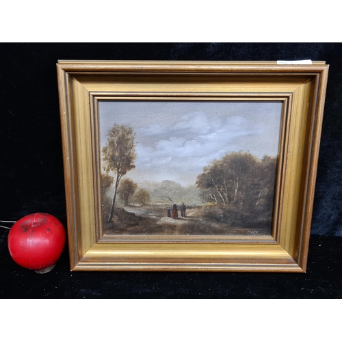 126 - A fabulous early 20th century Irish School oil on canvas painting featuring a rural landscape with f... 