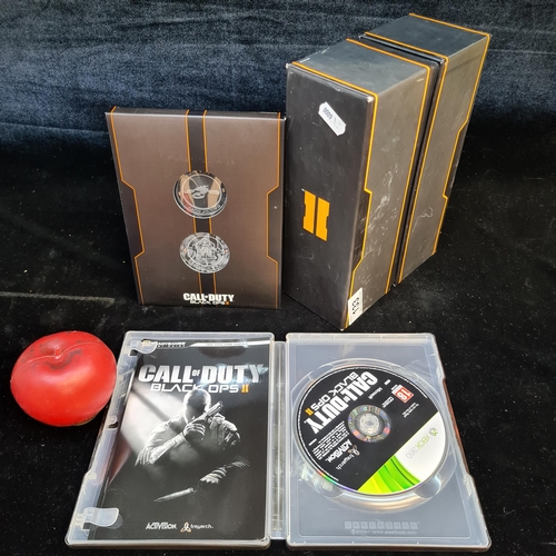 133 - A great Call Of Duty: Black Ops II hardened edition for Xbox 360. Comes in original case.