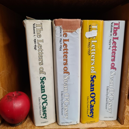 177 - Four brilliant volumes of The Letters of Sean O'Casey, Edited by David Krause.