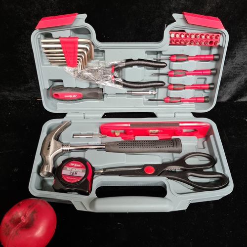 213 - A handy DIY household  tool set in its original hard shell tool case.