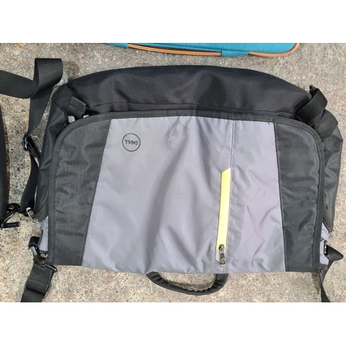 660 - A lot of six laptop bags and sleeves. Includes brands like Dell and various styles and colors such a... 