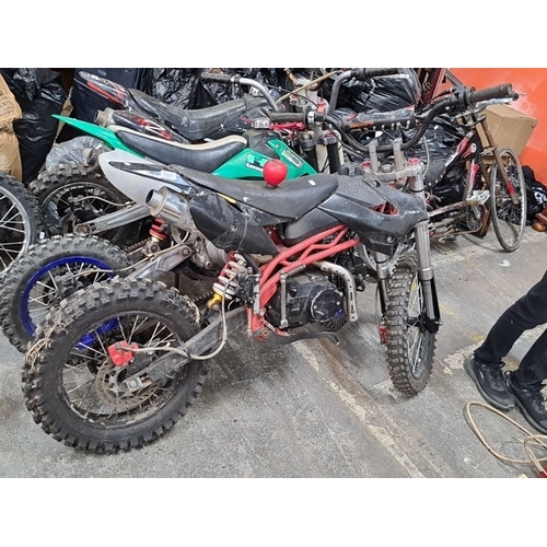 663 - Star Lot: A robust CDI Nitro Motors 125cc dirt bike. Unchecked.