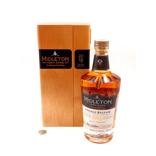 591 - Super Star Lot  : A Midleton Very Rare vintage release 700Cl bottle. Bottled in 2018. Bottle no. 256... 