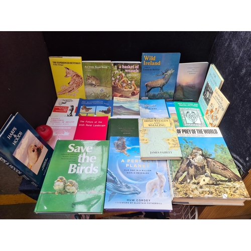 274 - An impressive selection of books and publications of an ecological interest.