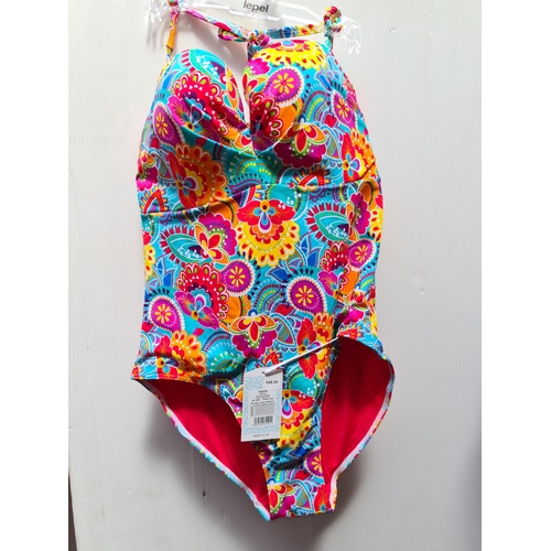 282 - A Lepel ' Fiesta' ladies swimsuit brand new with tags. UK size 34DD featuring underwired and padded ... 