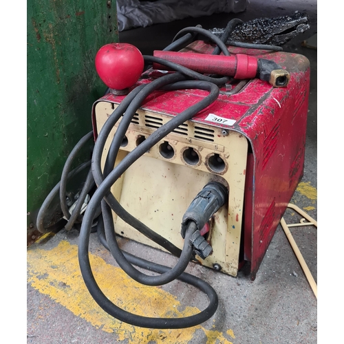 307 - Star Lot: A vintage arc heavy duty and extremely heavy welder.