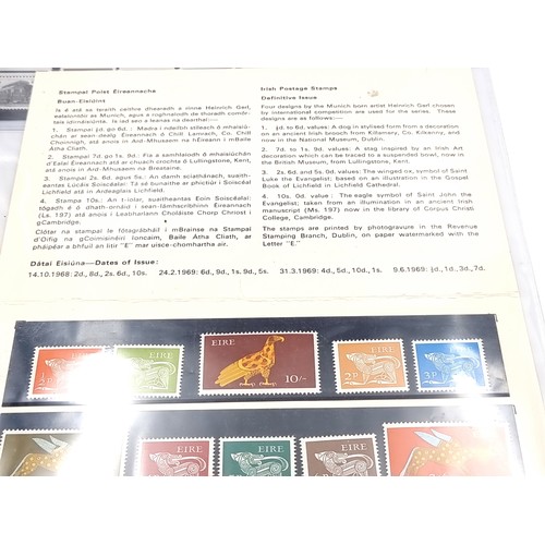 523 - A second definitive issue (Pre-decimalisation) Henrich Gerl - A full set 1968-1969 Irish Mint  stamp... 