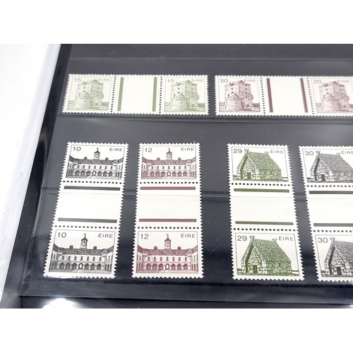 524 - A third definitive issue Irish Architecture gutter pairs issued 1982-1983. Stamps in mint condition ... 