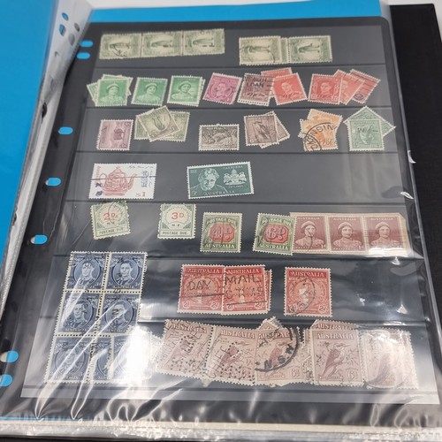 635 - Star Lot : A collection of Australian stamps. 450 -500 fine collectables including multiple of high ... 