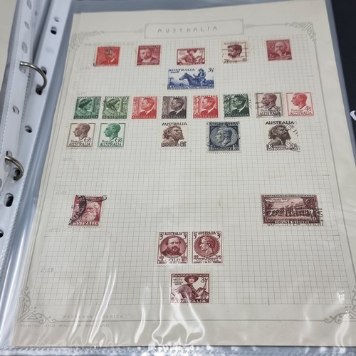 635 - Star Lot : A collection of Australian stamps. 450 -500 fine collectables including multiple of high ... 