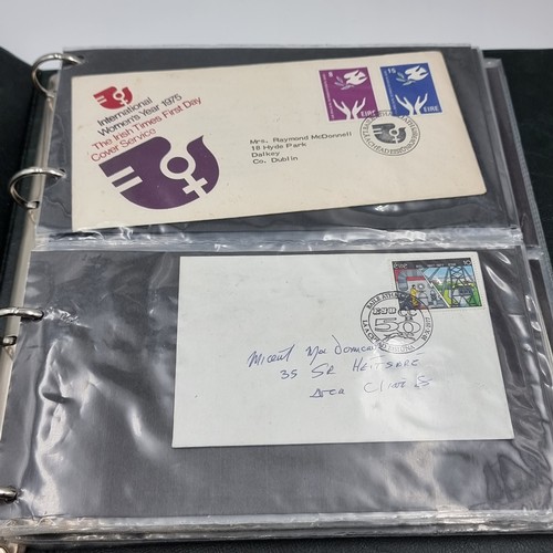 636 - An album containing a collection of Irish first day covers approx. 50 mainly from 1970's. An interes... 