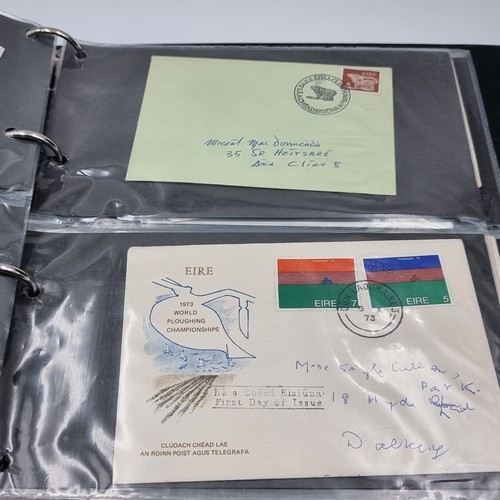 636 - An album containing a collection of Irish first day covers approx. 50 mainly from 1970's. An interes... 