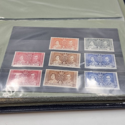 637 - A superb scarce collection of mint coronation stamps relating to King George VI 1937. Approx. 180-20... 