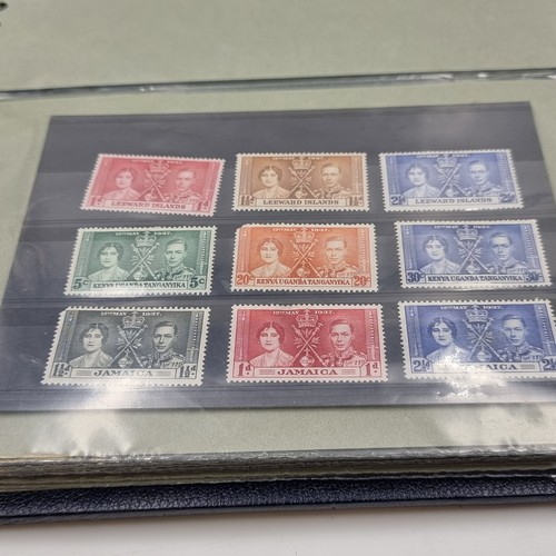 637 - A superb scarce collection of mint coronation stamps relating to King George VI 1937. Approx. 180-20... 