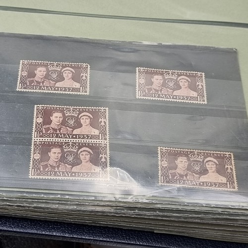 637 - A superb scarce collection of mint coronation stamps relating to King George VI 1937. Approx. 180-20... 