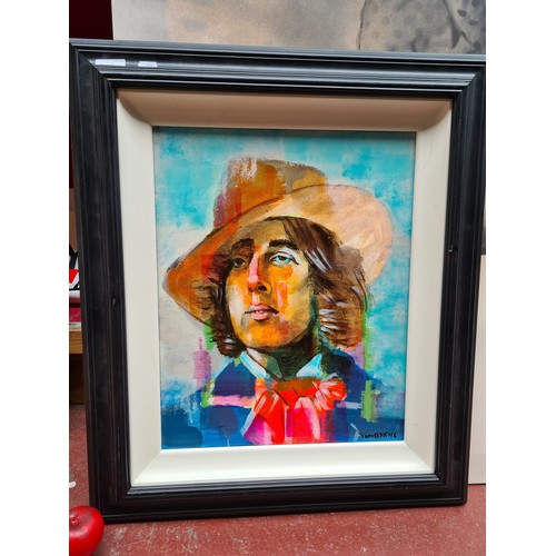 839 - Super Star Lot: A large Tom Byrne (Irish Contemporary b.1962). A stunning good size original Tom Byr... 