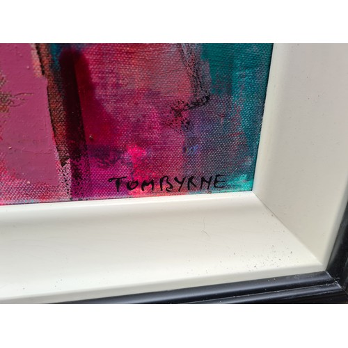 894 - Super Star Lot: A large Tom Byrne (Irish Contemporary b.1962). A stunning good size original Tom Byr... 